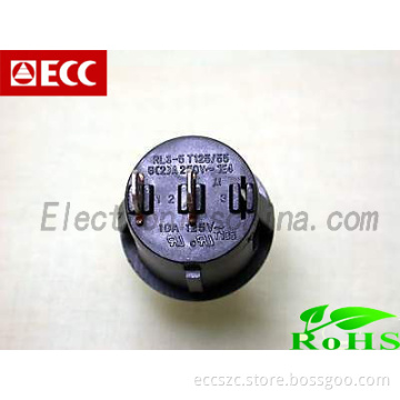for Household Appliances Black Rocker Switch